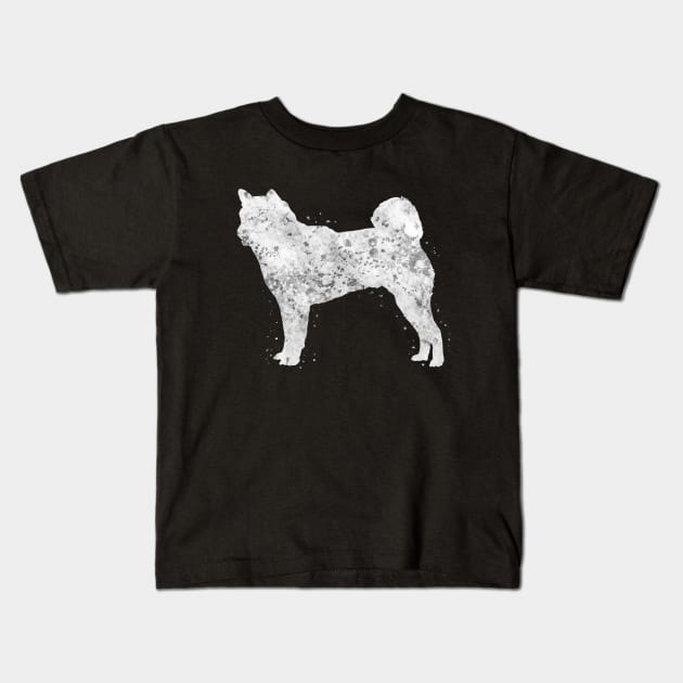 Shiba inu dog Kids T-Shirt by Yahya Art